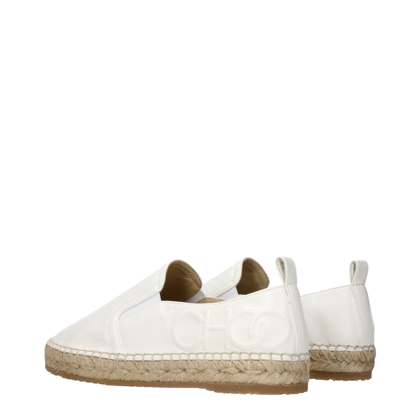 Jimmy Choo Espadrilles Women Leather White/Milk