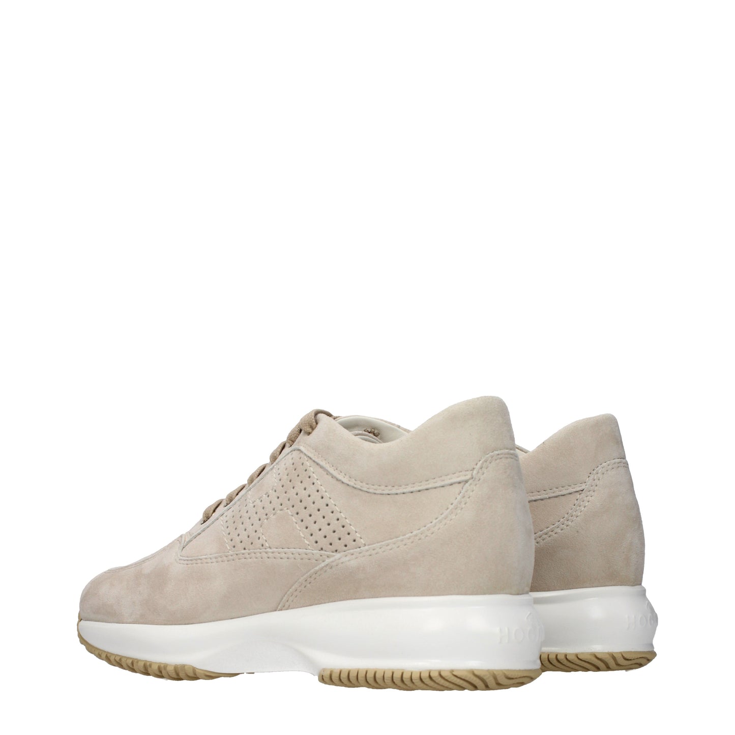Hogan Sneakers Women Suede Beige