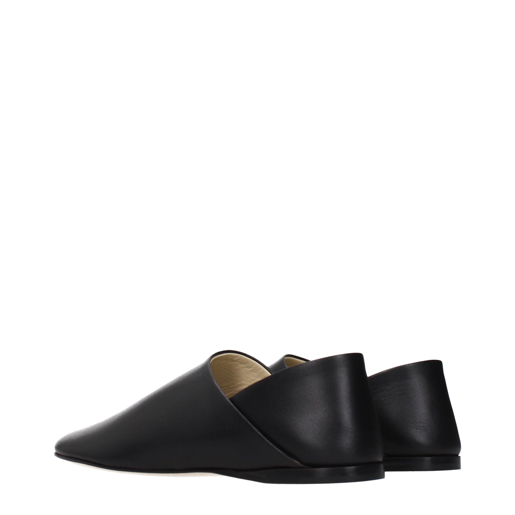 Loewe Ballet Flats Women Leather Black