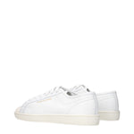 Saint Laurent Sneakers Men Leather White