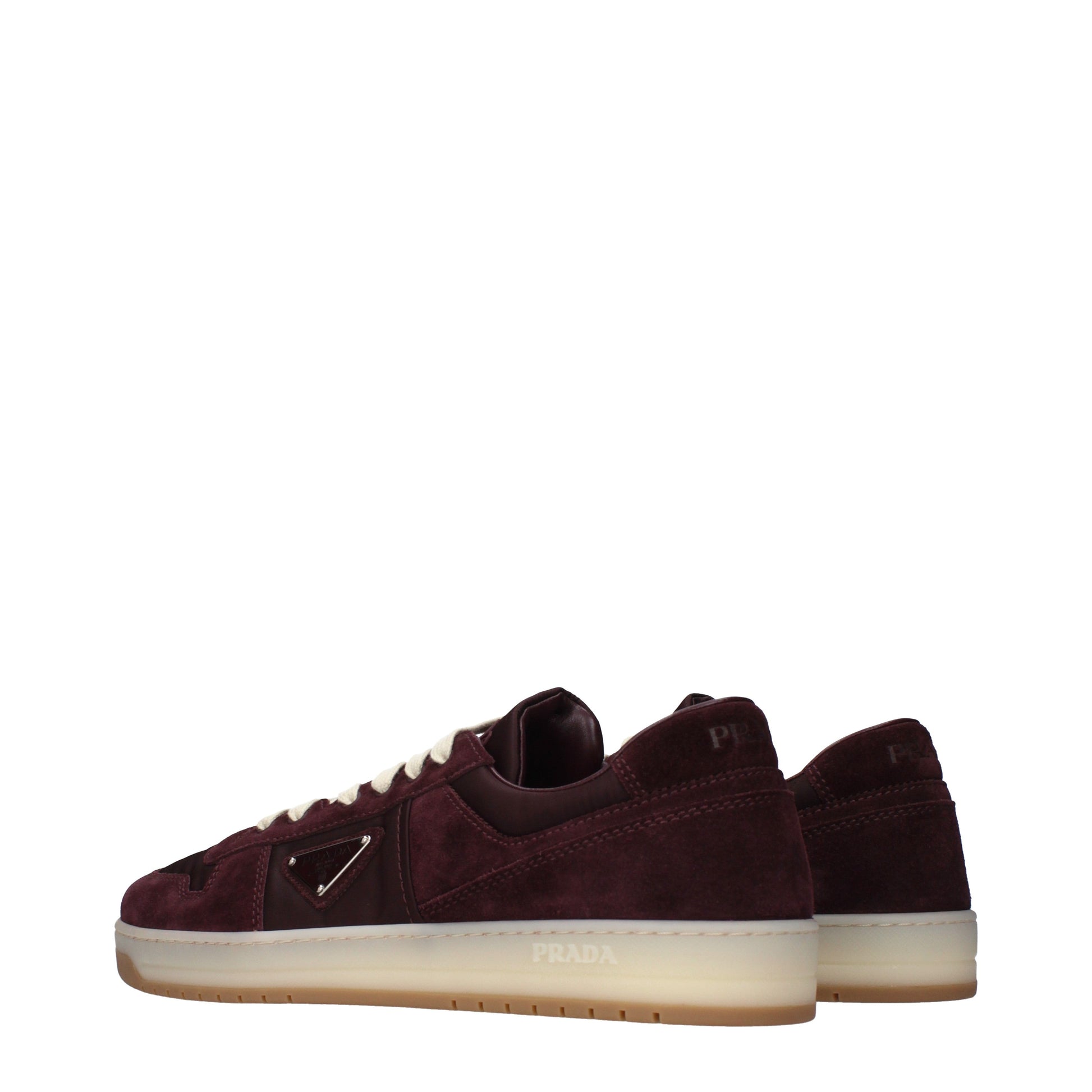 Prada Sneakers Men Nylon Red/Bordeaux