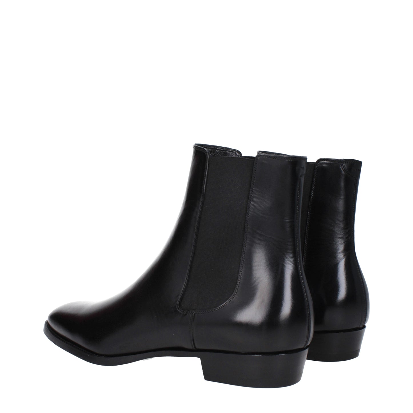 Celine Men's Boots in Leather Black