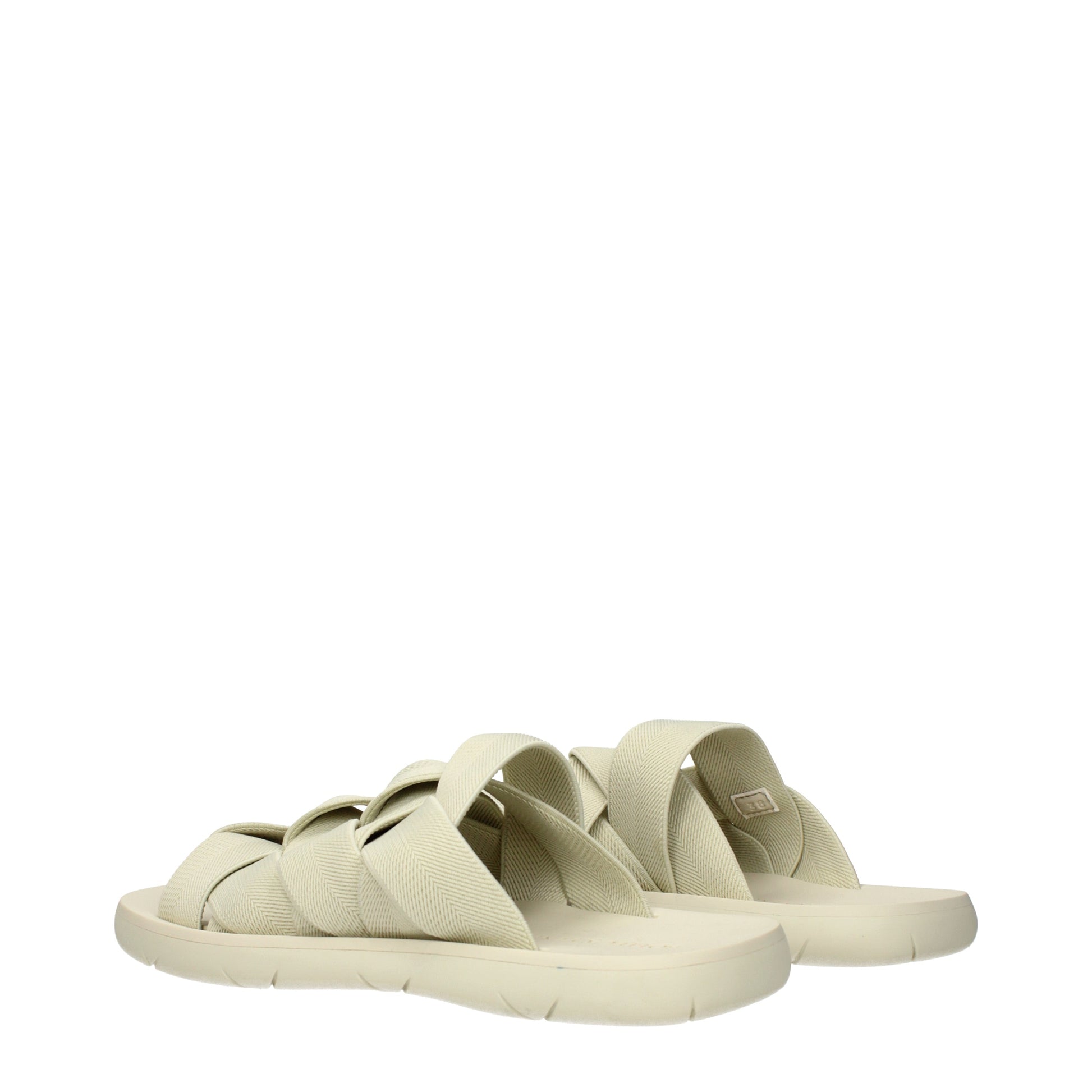 Bottega Veneta Men's Slippers and Clogs Fabric Salt