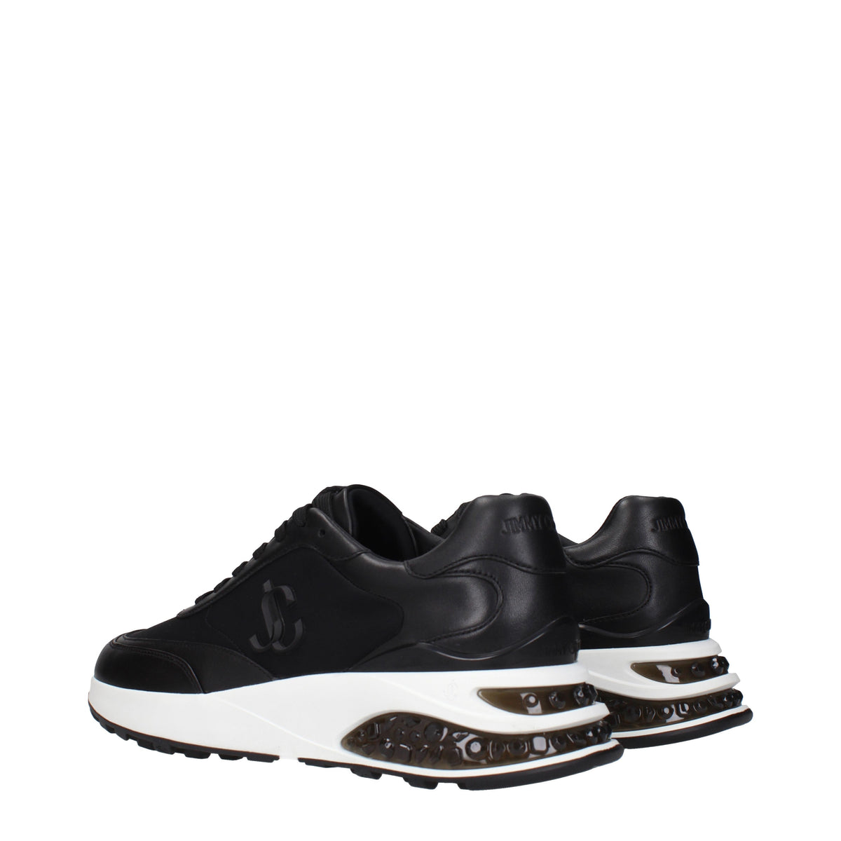 Jimmy Choo Sneakers Men Fabric  Black