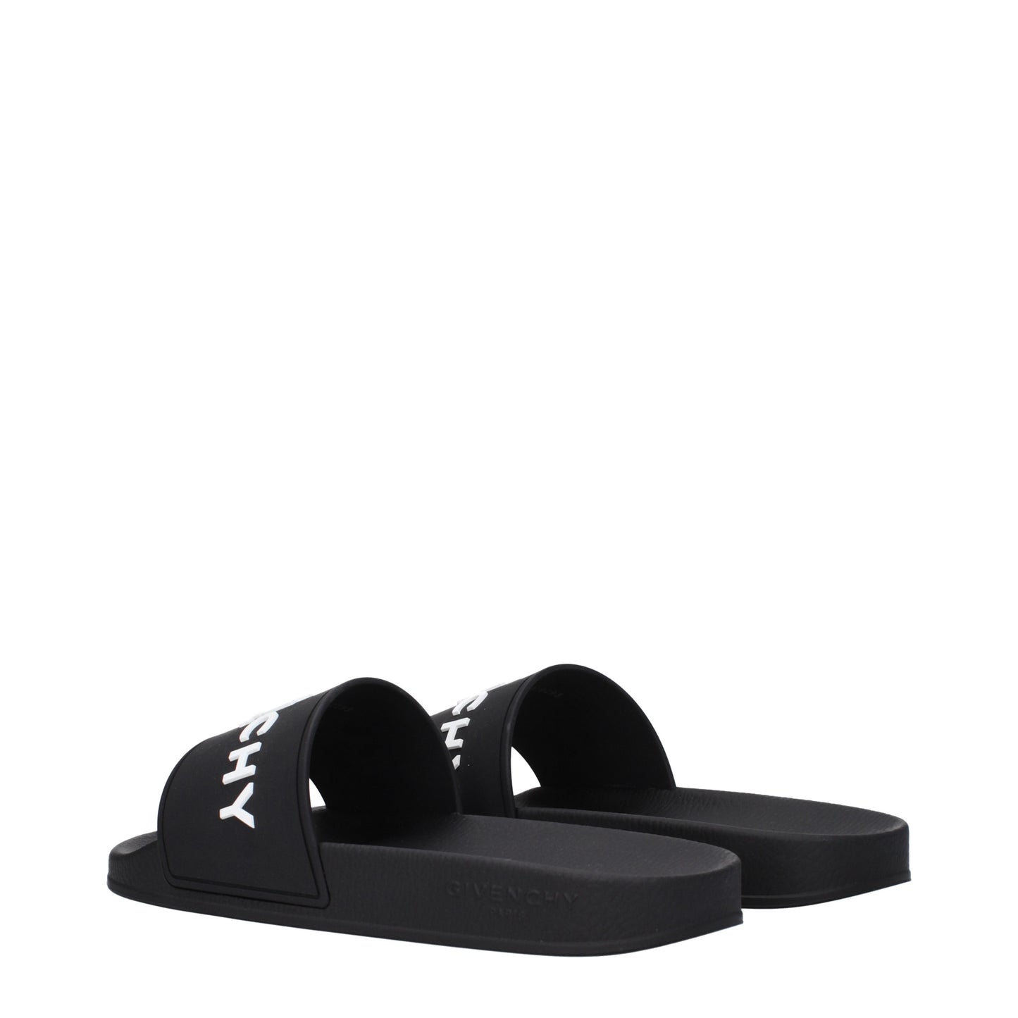 Givenchy Sandals & Slippers Men Rubber Black/White