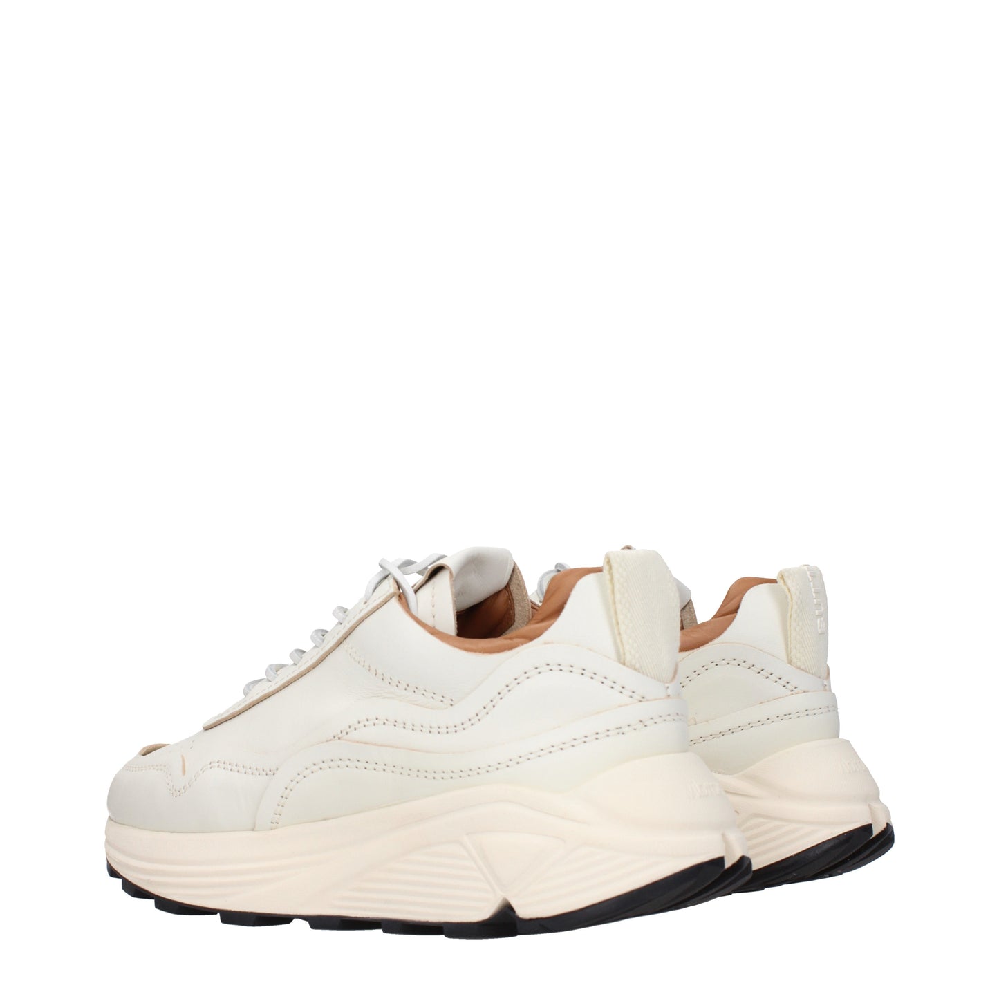 Buttero Men's Sneakers in Leather White/Butter