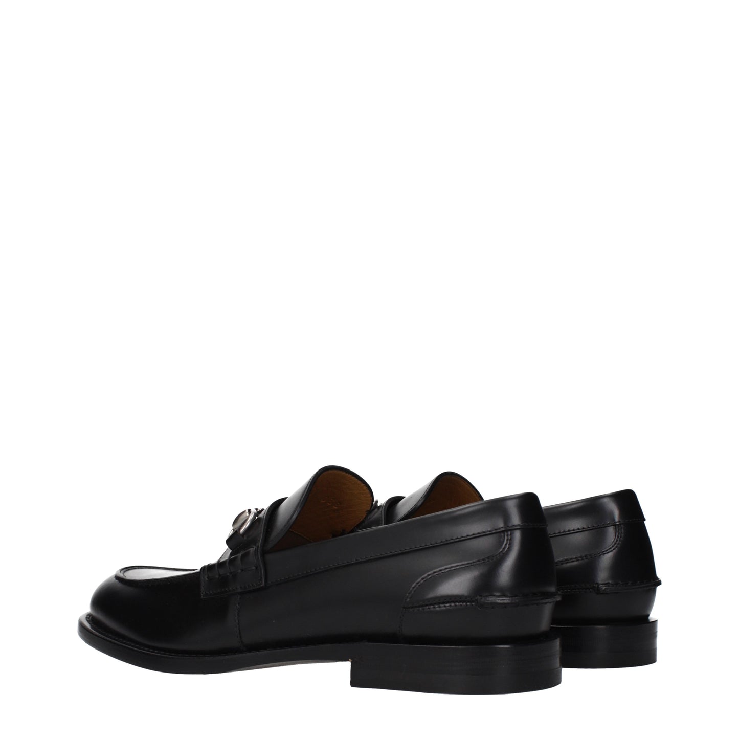 Gucci Loafers Men Leather Black