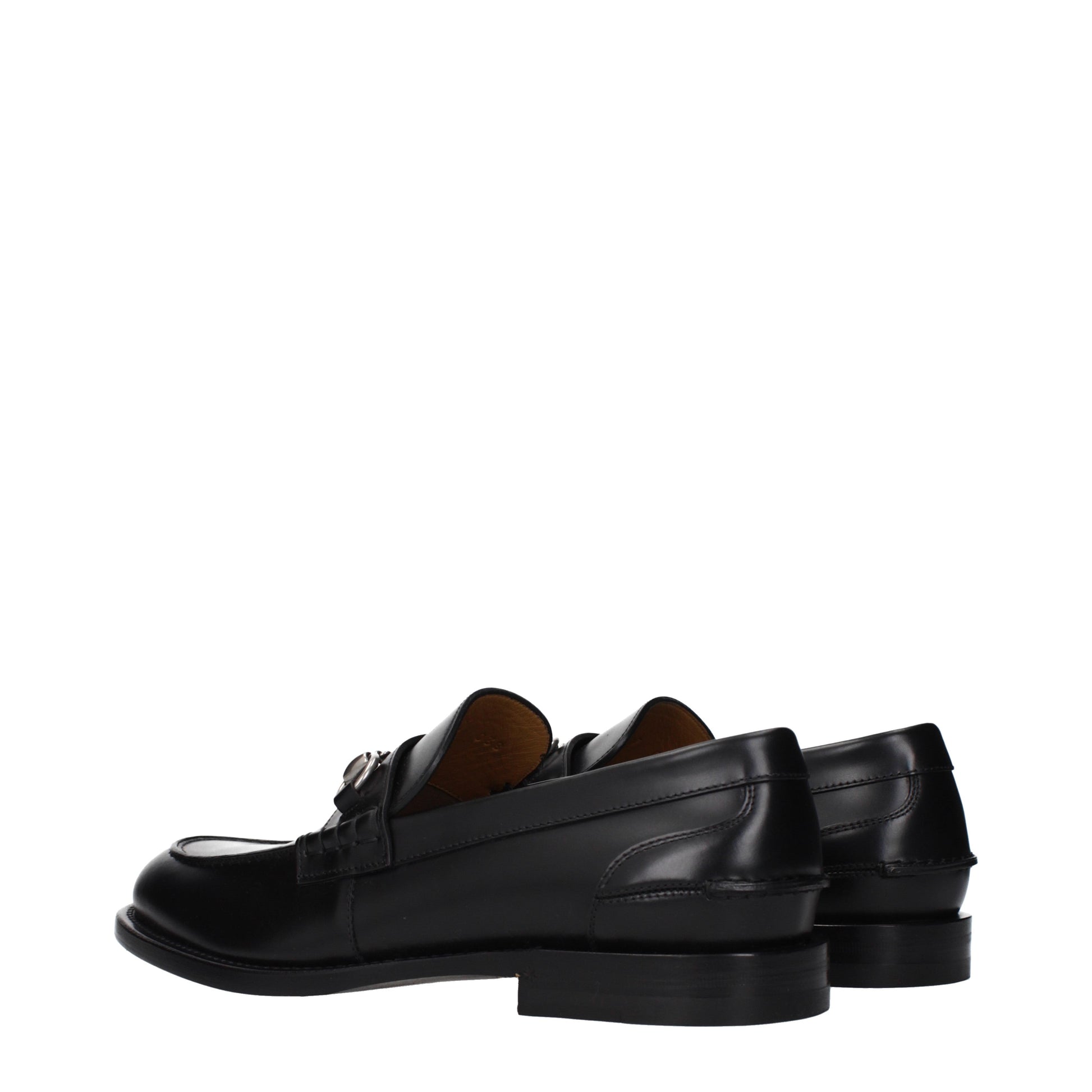 Gucci Loafers Men Leather Black