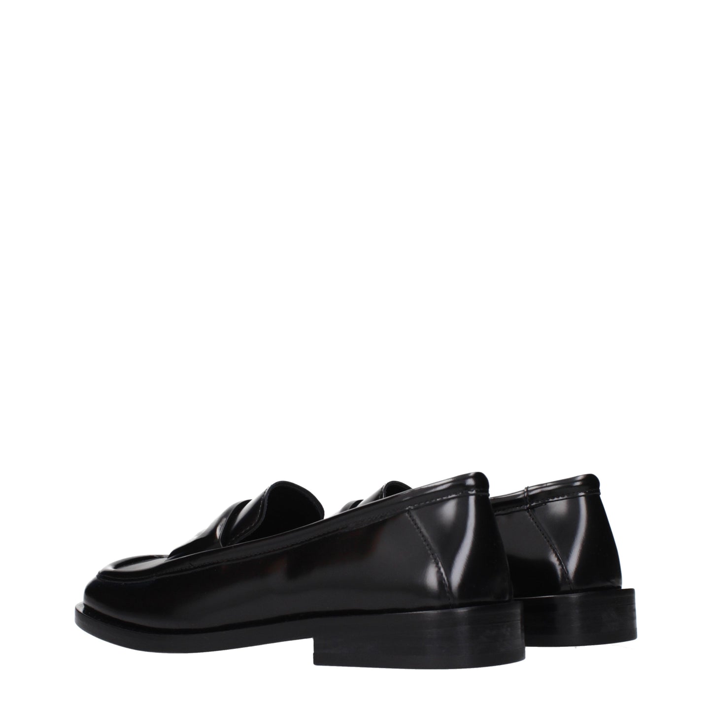 The Attico Loafers Women Leather Black