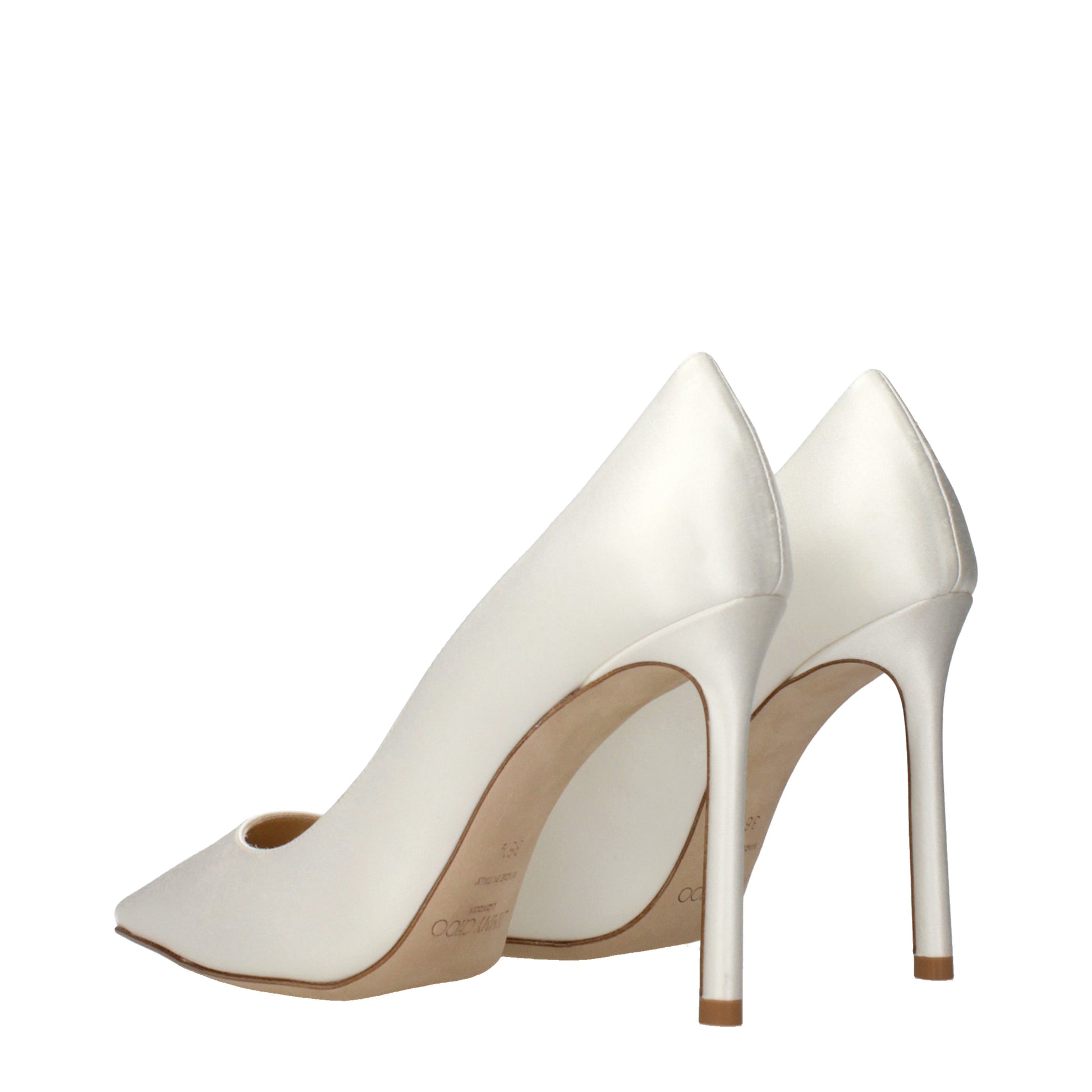 Jimmy Choo Pumps Women Satin Beige/Ivory