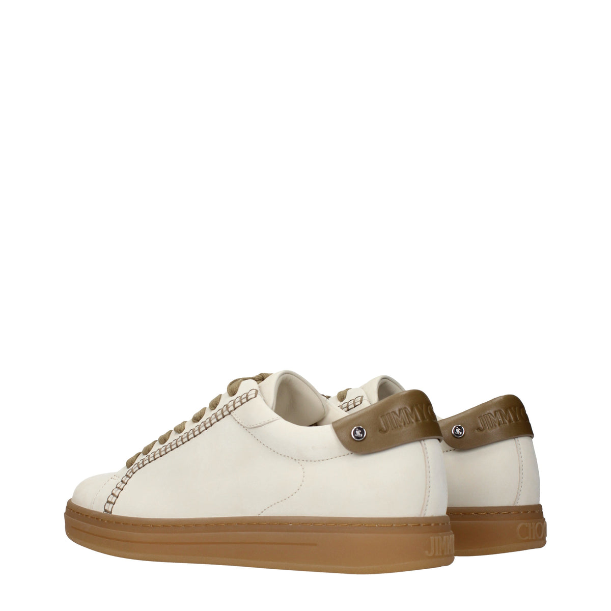 Jimmy Choo Sneakers Men Suede Beige/Khaki