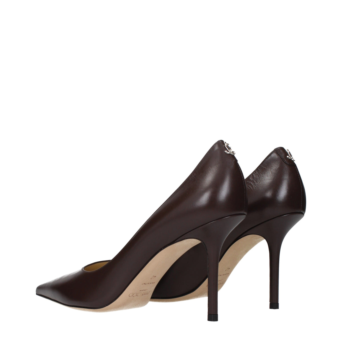 Jimmy Choo Pumps Women Leather Brown/Chocolate