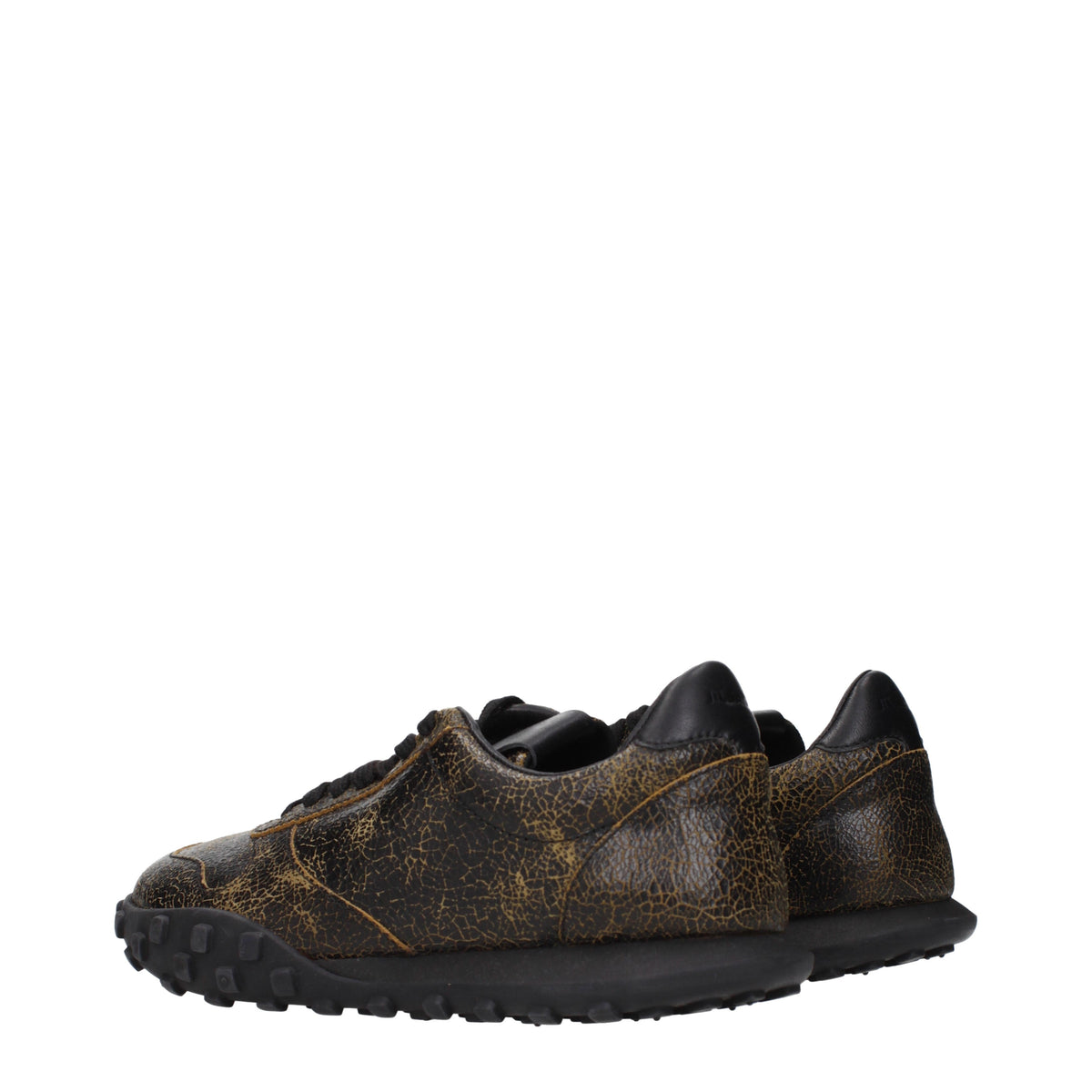 Jil Sander Sneakers Men Leather Black/Dune