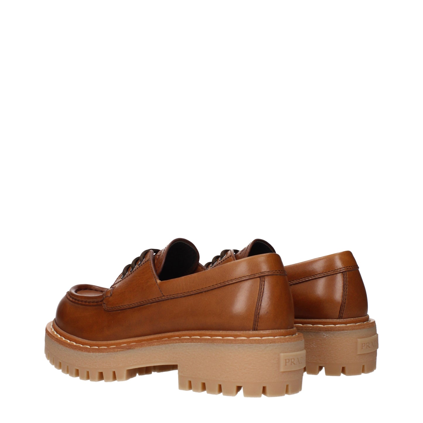 Prada Women's Lace up and Monkstrap Leather