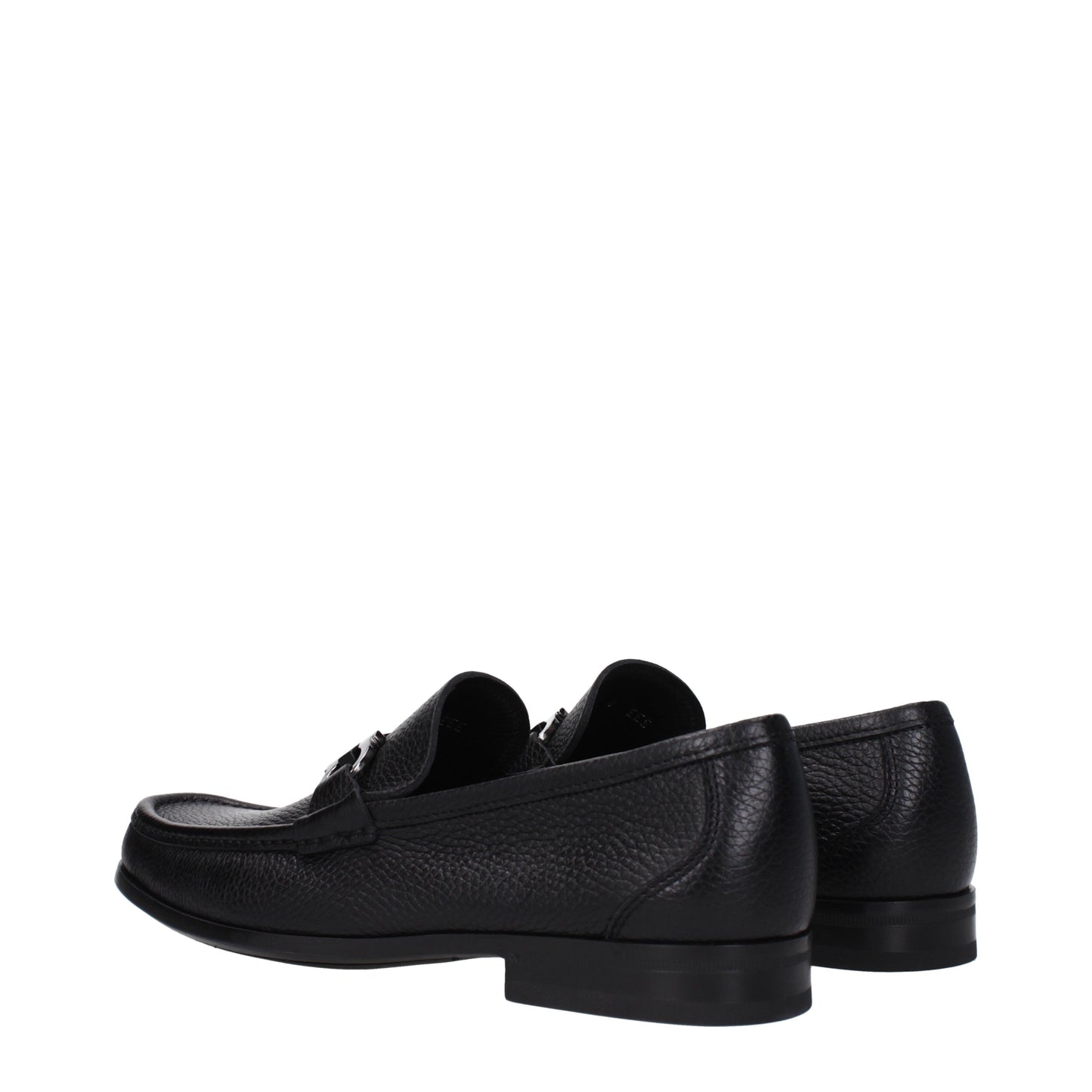 Salvatore Ferragamo Men's Loafers in Leather Black