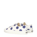 Moschino Sneakers Women Fabric  White/Denim