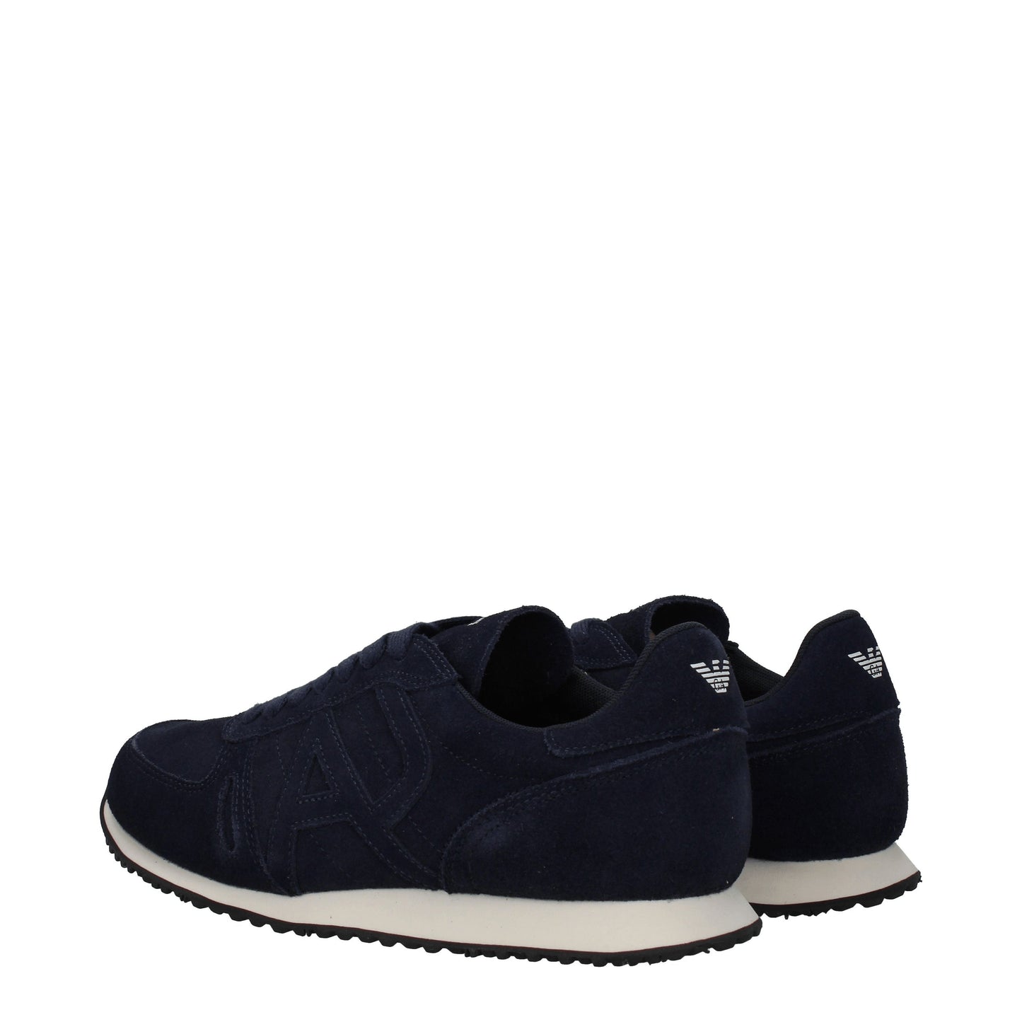 Armani Jeans Men's Sneakers in Suede Blue