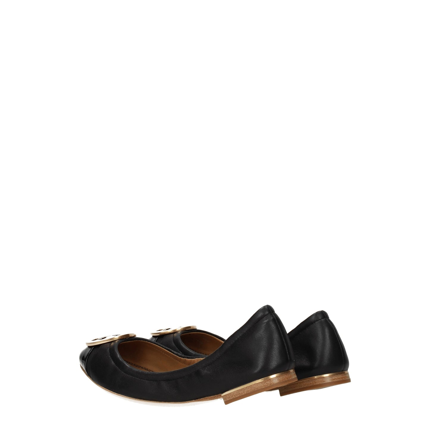 Tory Burch Women's Ballet Flats in Leather Black