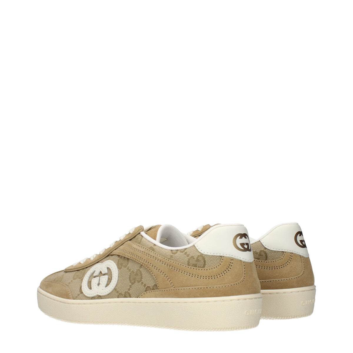 Gucci Sneakers Women Fabric  Beige/Butter