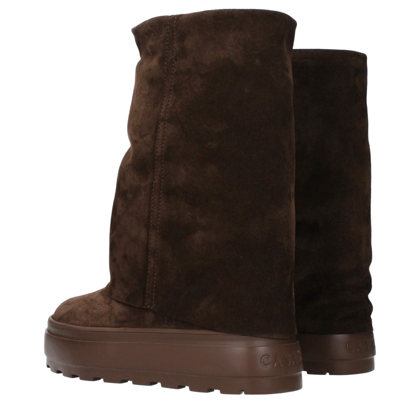 Casadei Ankle Boots Women Suede Brown/Cocoa