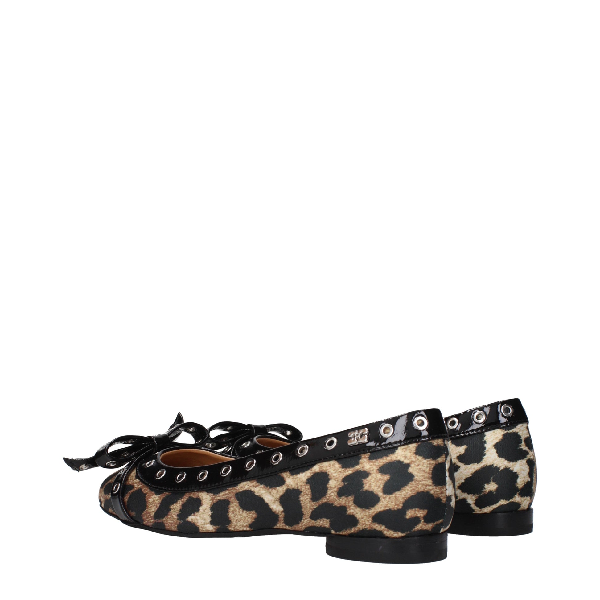 Ganni Women's Ballet Flats Fabric
