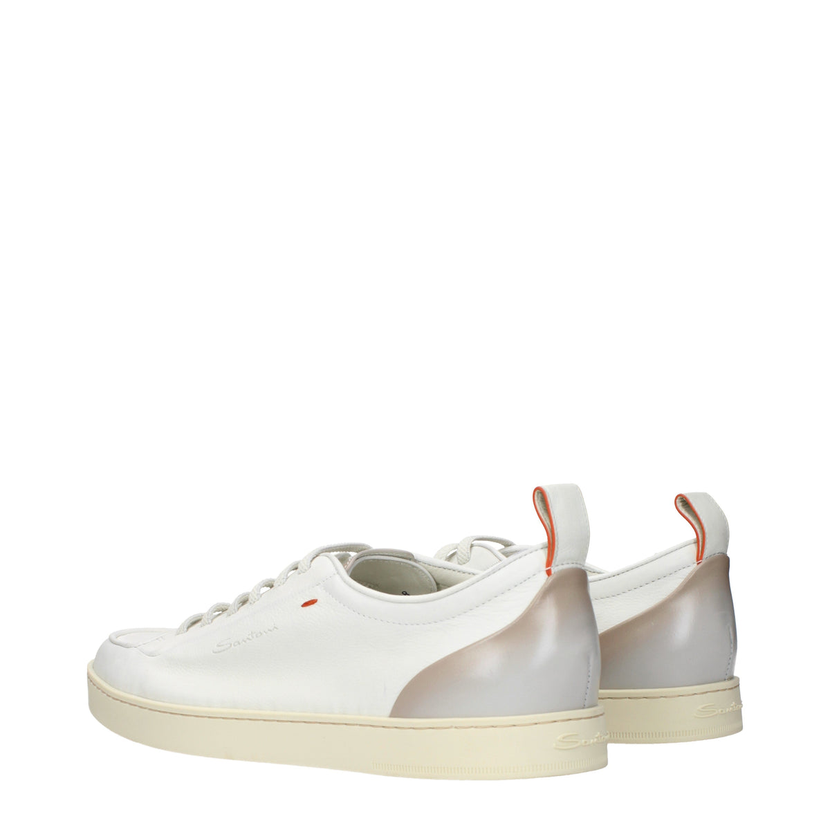 Santoni Sneakers Men Leather White