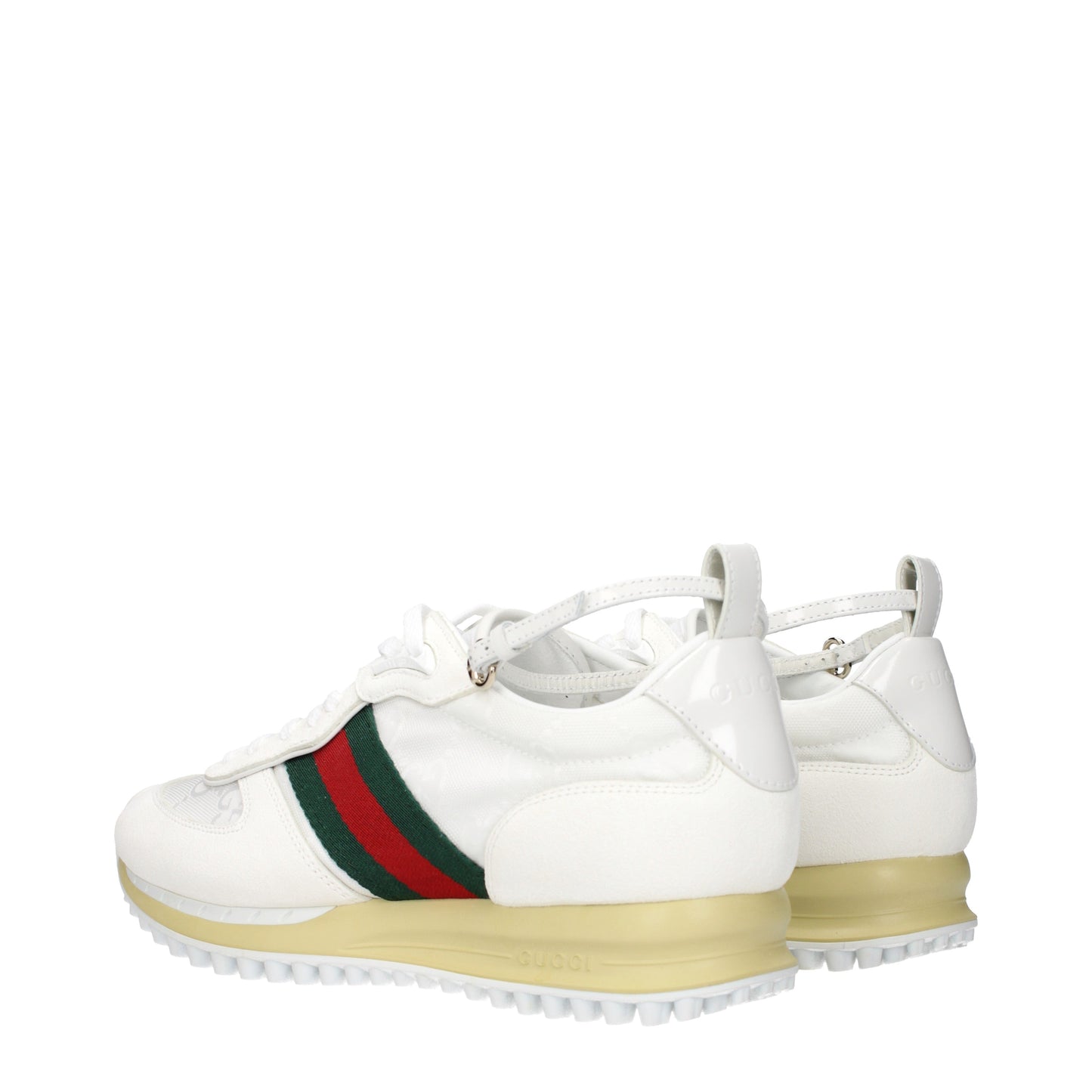 Gucci Sneakers Women Fabric  White
