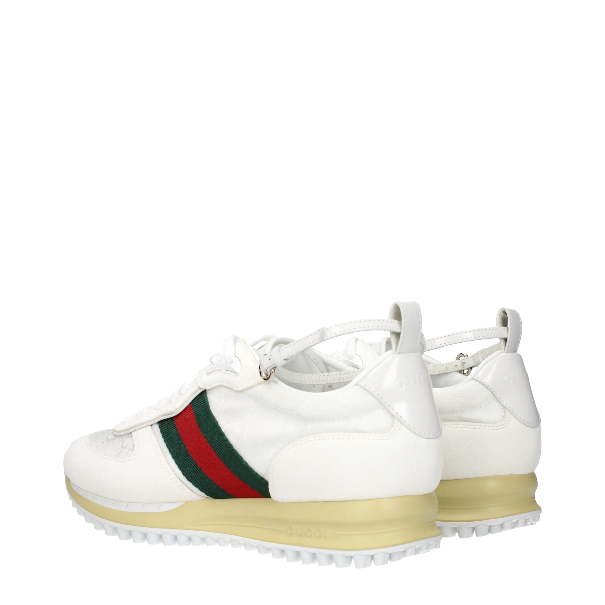 Gucci Sneakers Women Fabric  White