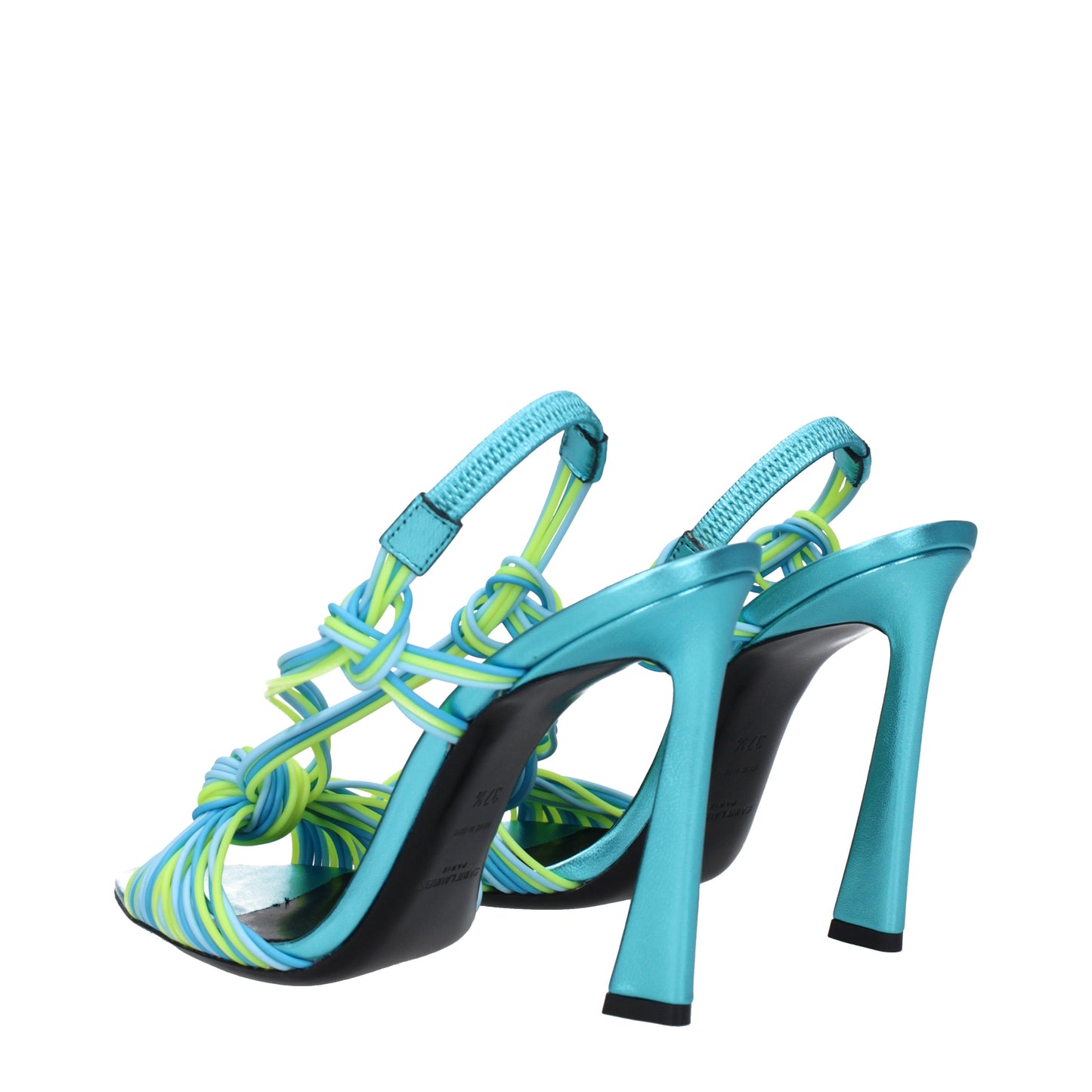 Saint Laurent Women's Sandals in Rubber Blue/Cerulean