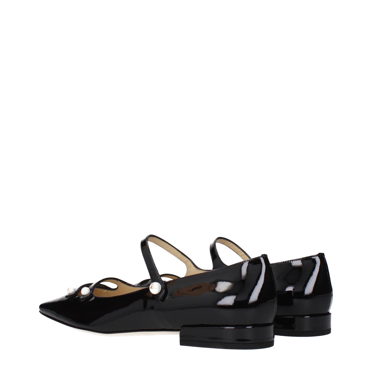 Jimmy Choo Ballet Flats Women Patent Leather Black