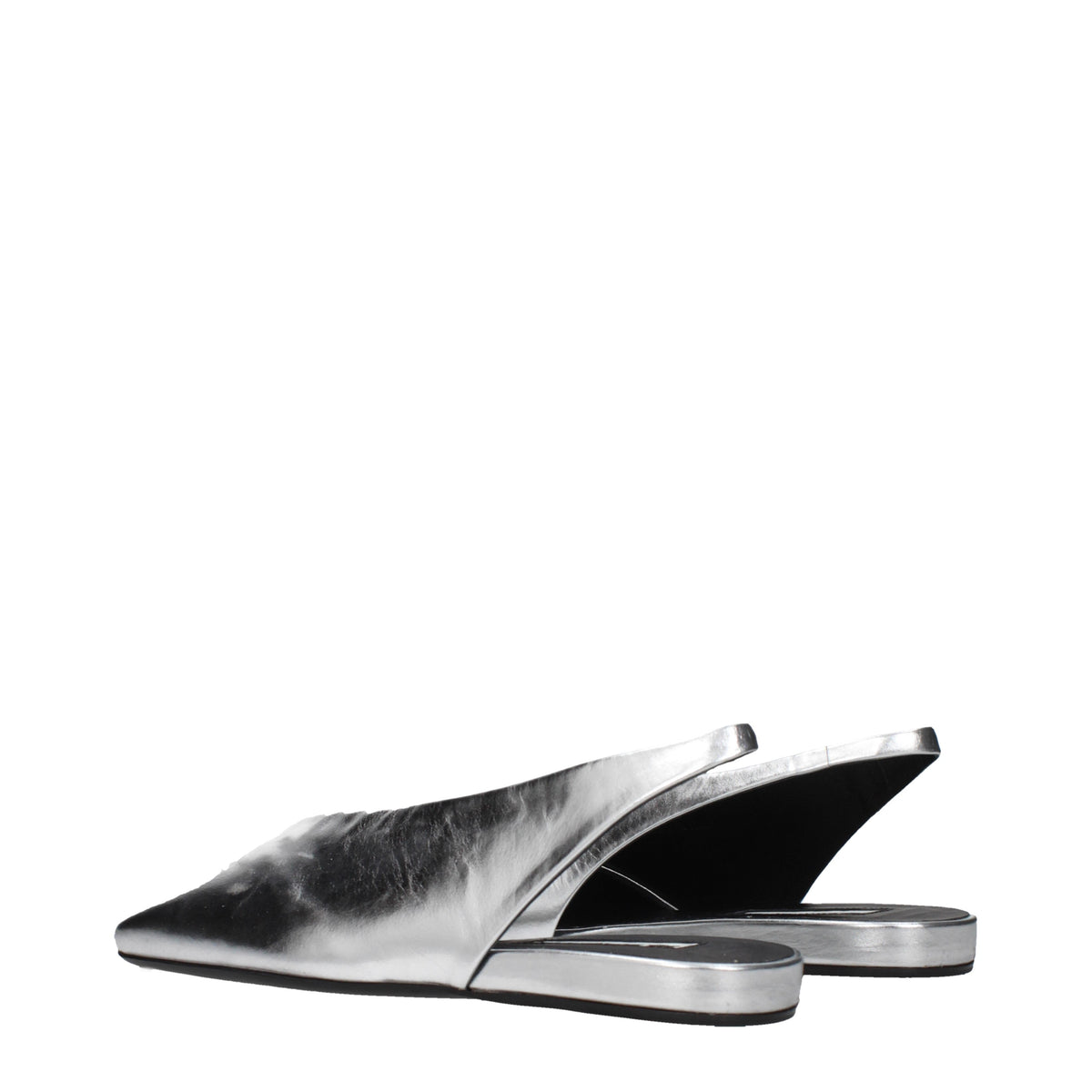 Jil Sander Sandals Women Leather Silver