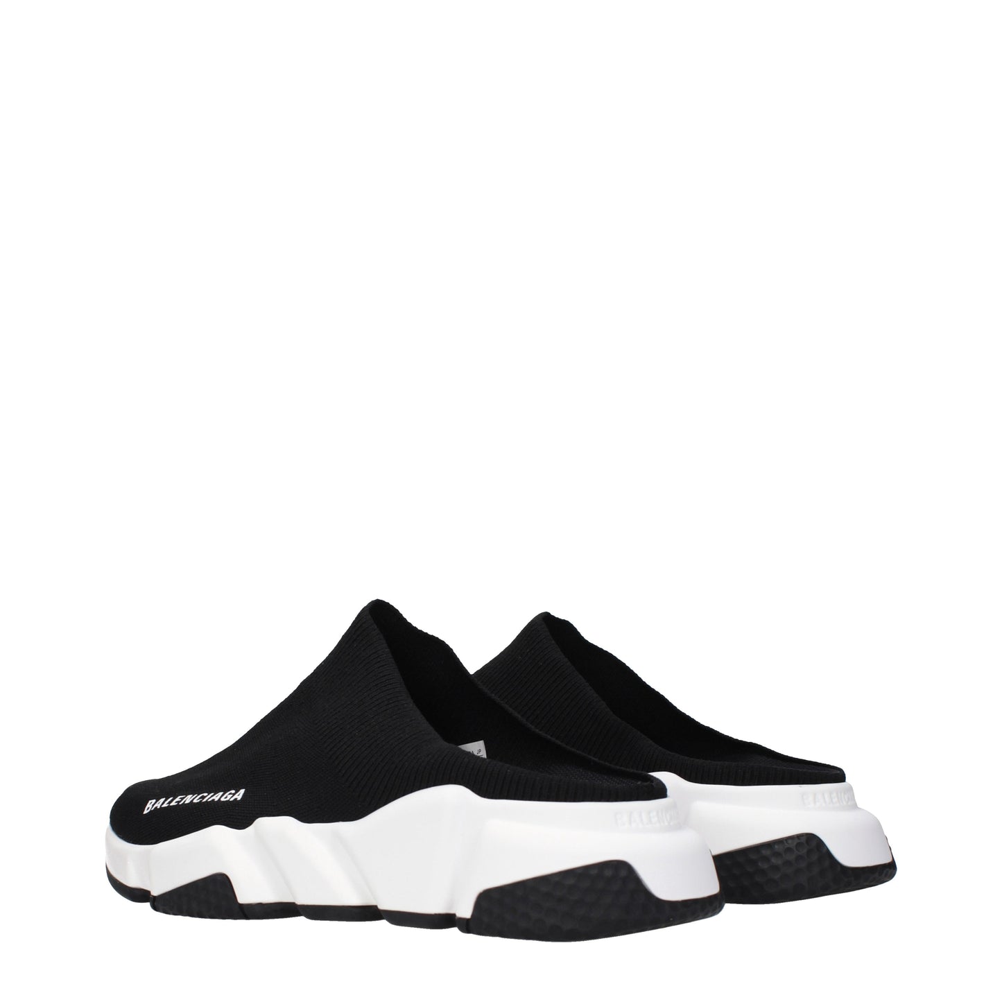 Balenciaga Slippers and Clogs Women Fabric  Black