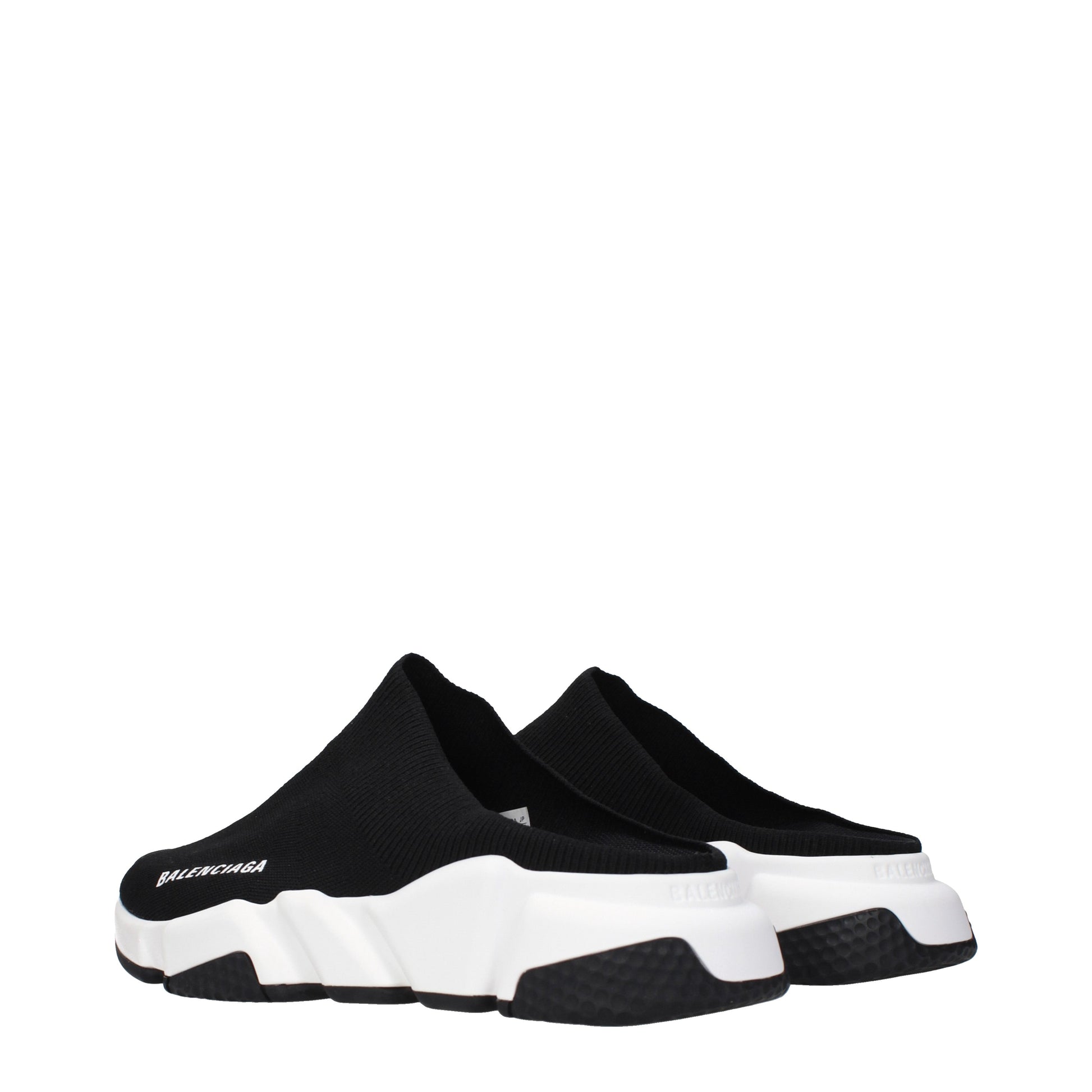 Balenciaga Slippers and Clogs Women Fabric  Black