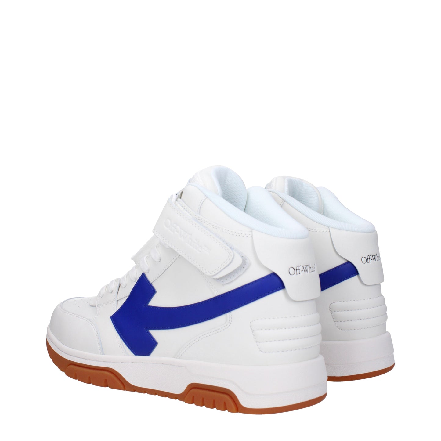 Off-White Men's Sneakers in Leather White/Blue