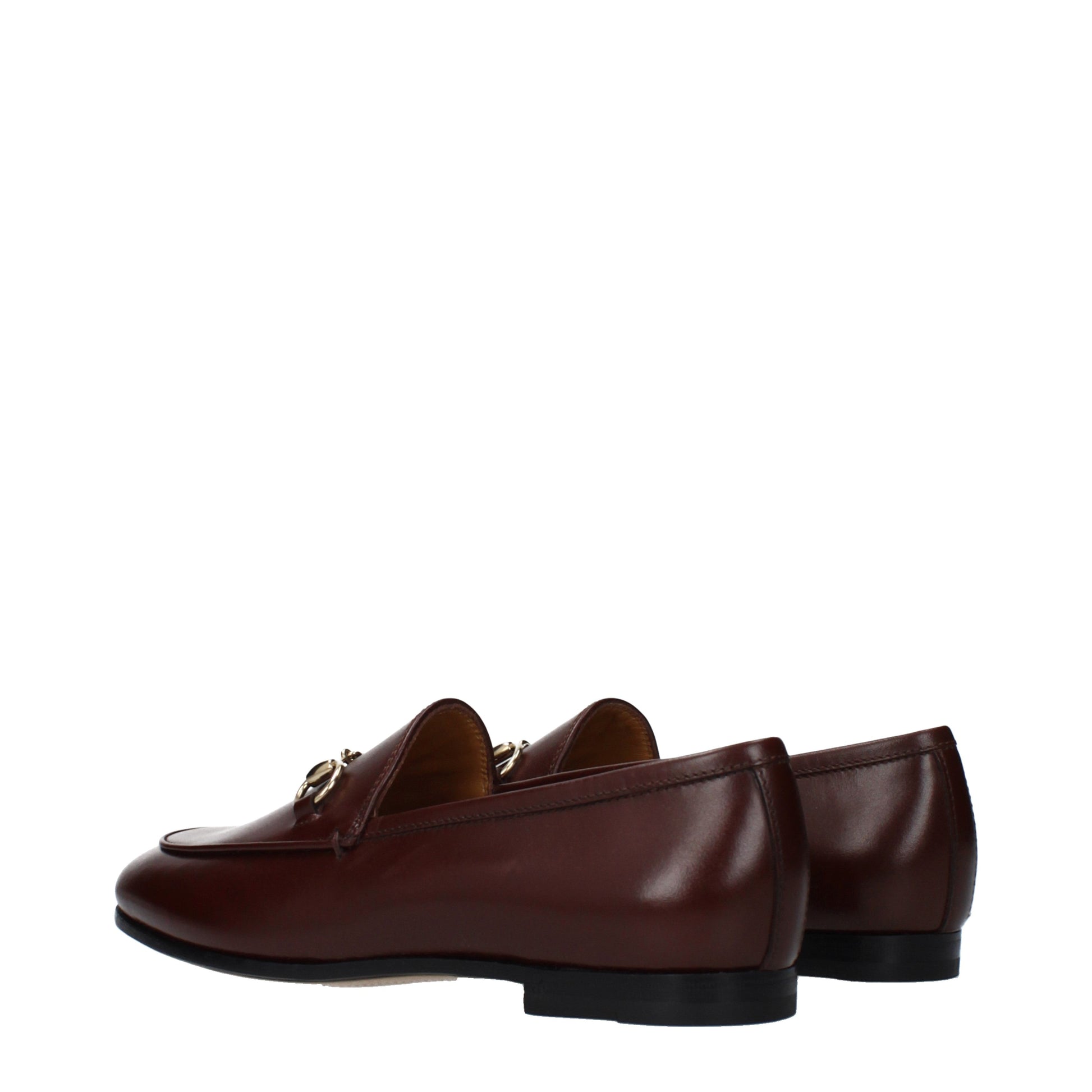 Gucci Loafers Women Leather Brown/Chestnut