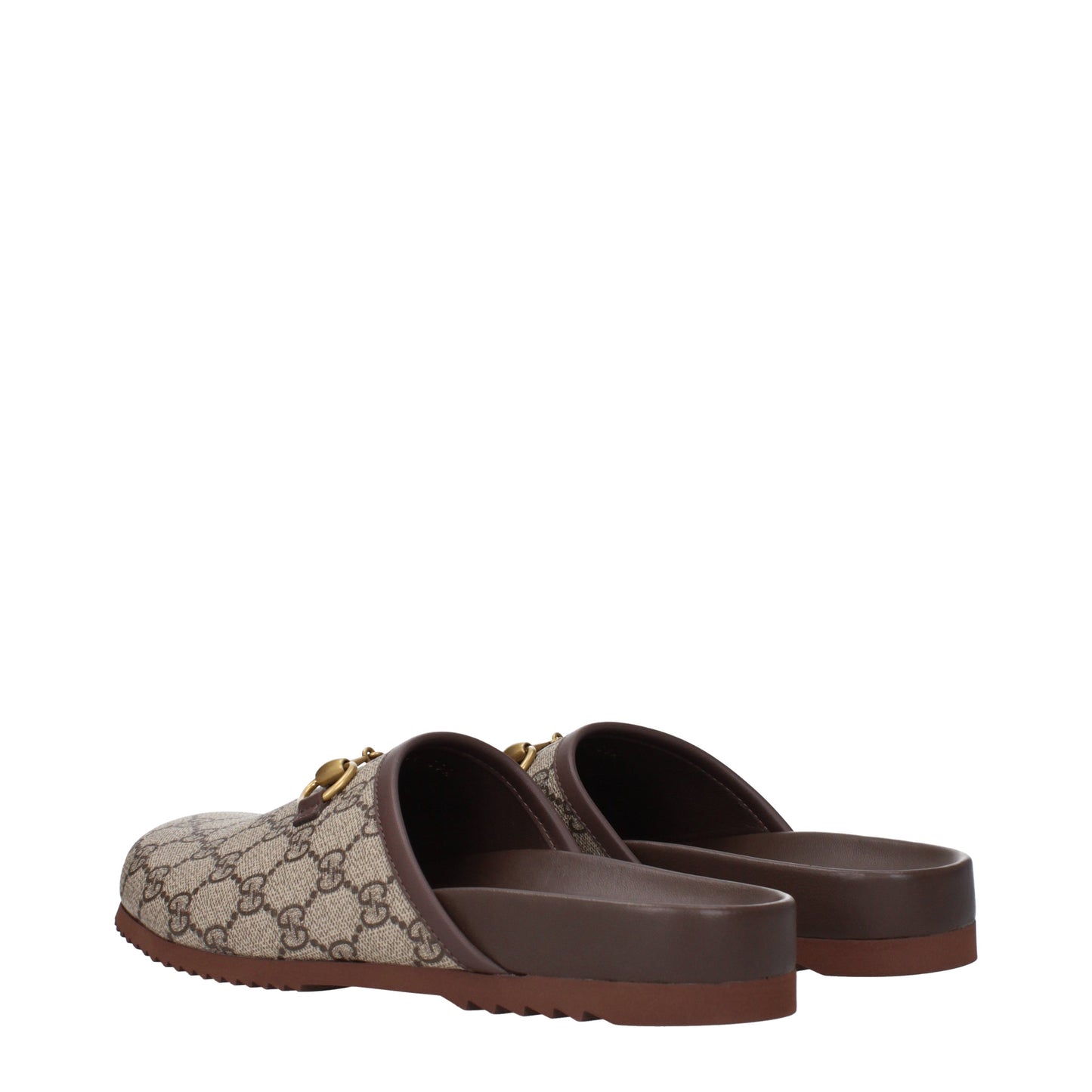 Gucci Sandals & Slippers Men Fabric  Beige/Ebony