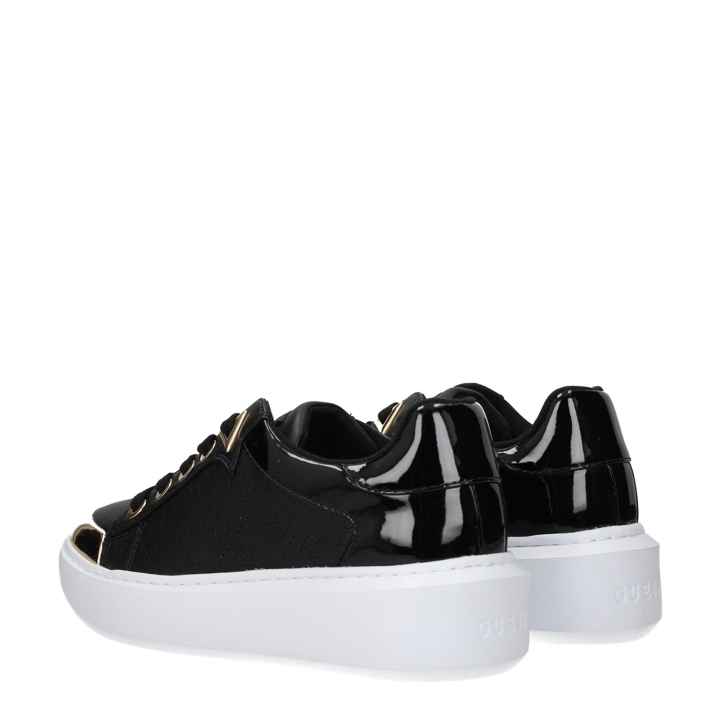 Guess Women's Sneakers in Polyurethane Black