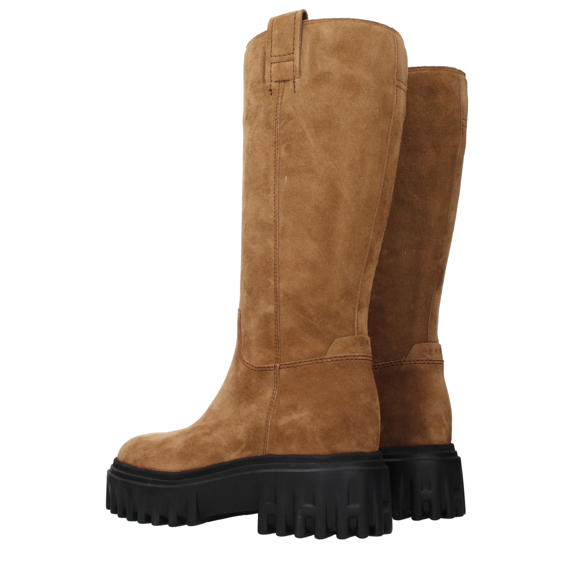 Hogan Boots Women Suede Brown