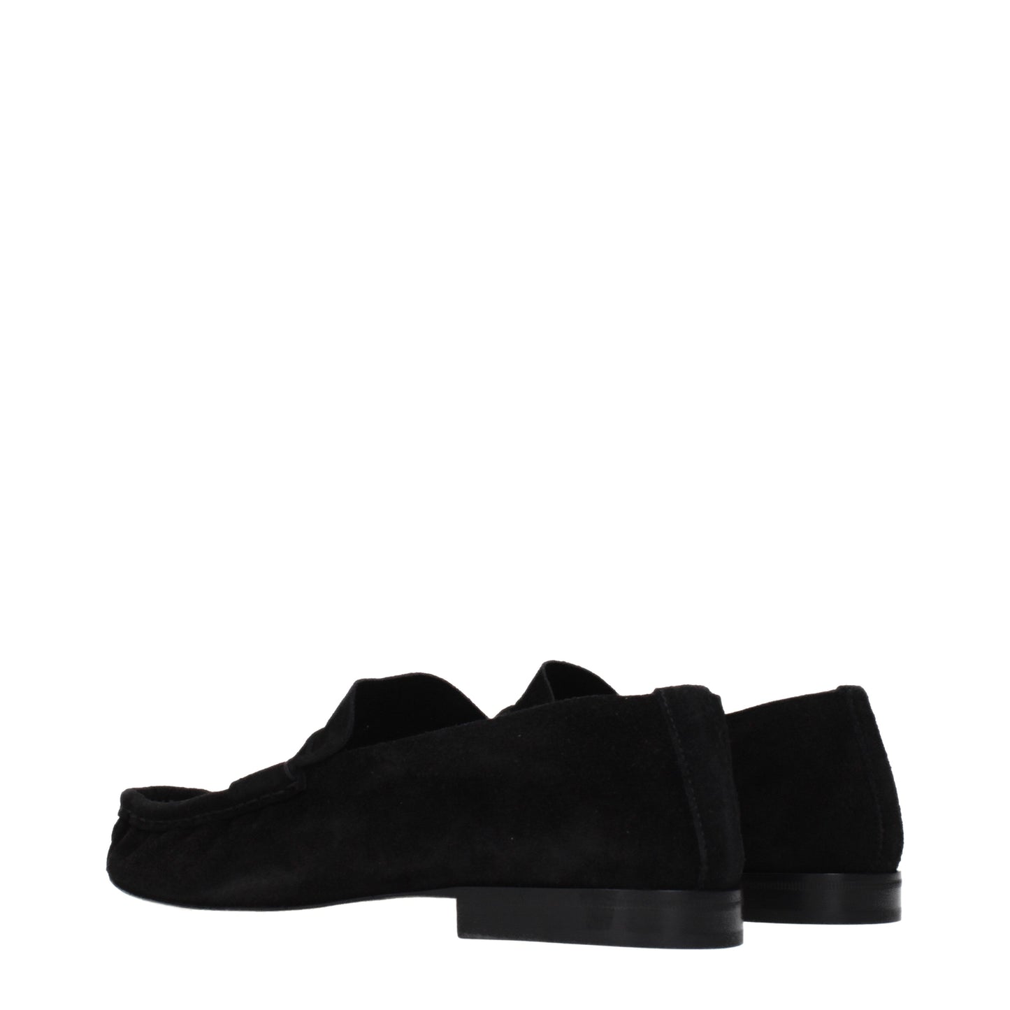 The Row Loafers Women Suede Black