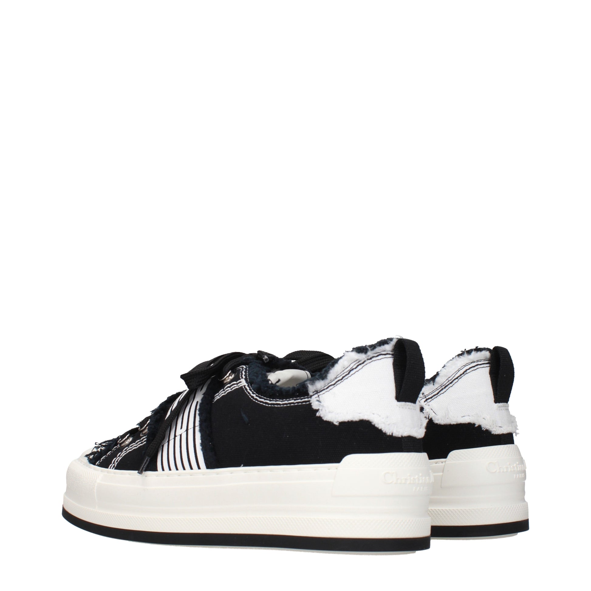 Christian Dior Sneakers Women Fabric  Black