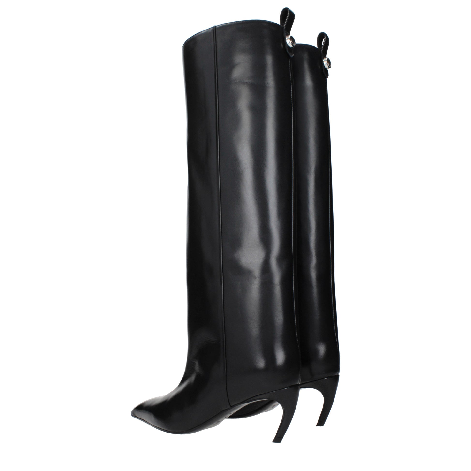 The Attico Boots Women Leather Black
