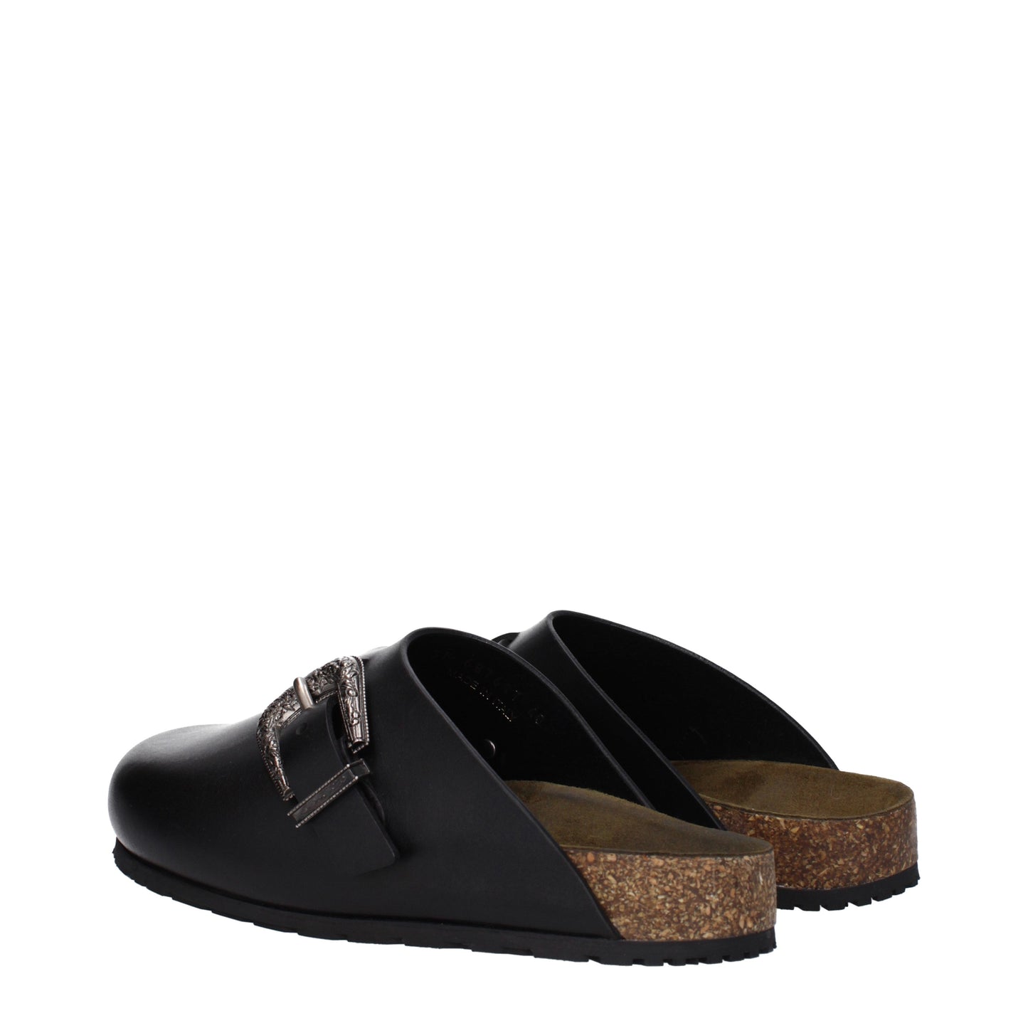 Saint Laurent Sandals & Slippers Men Leather Black