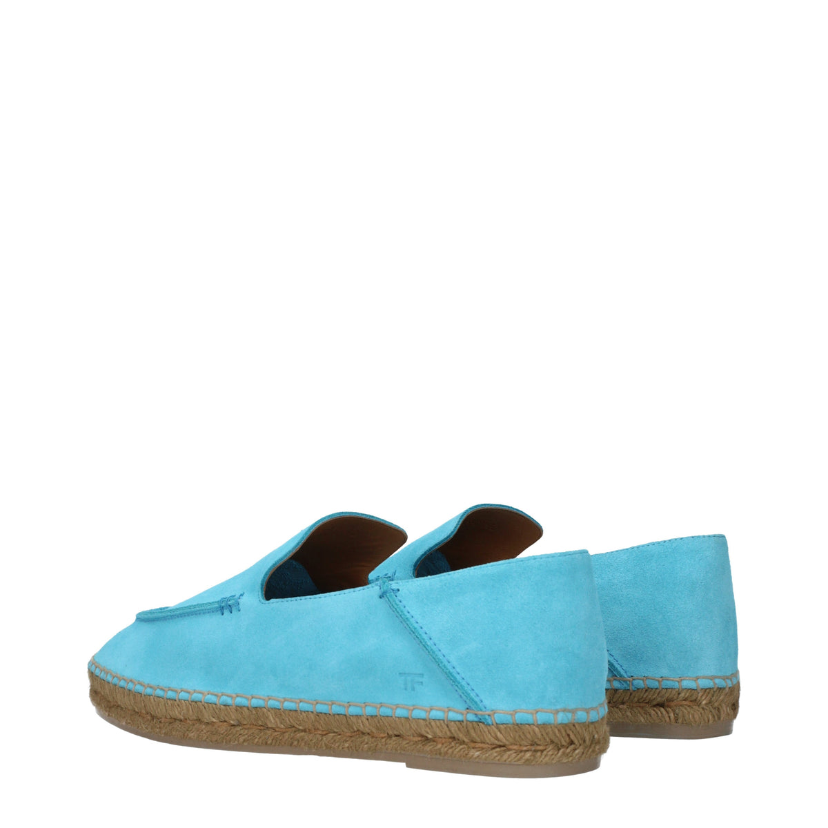 Tom Ford Espadrilles Men Suede Blue/Water