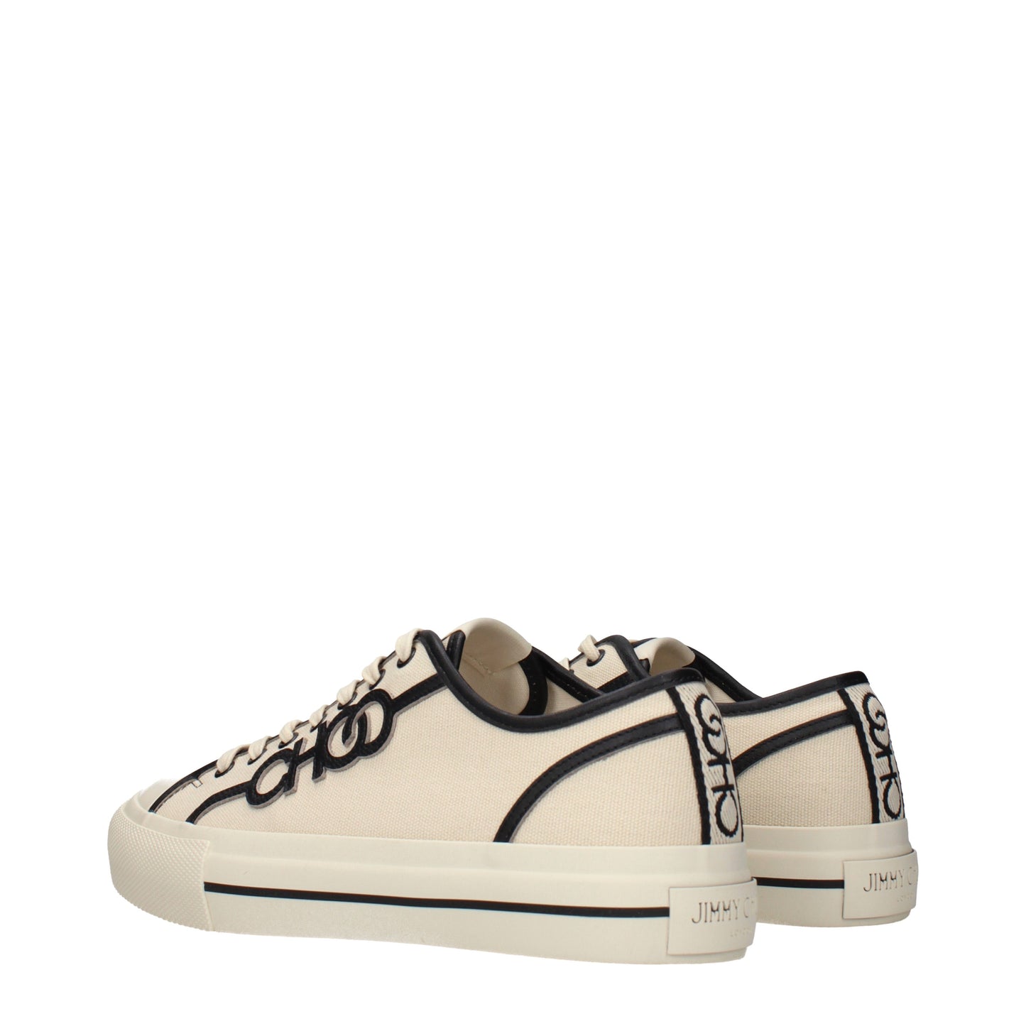 Jimmy Choo Sneakers Men Fabric  Beige/Ecru
