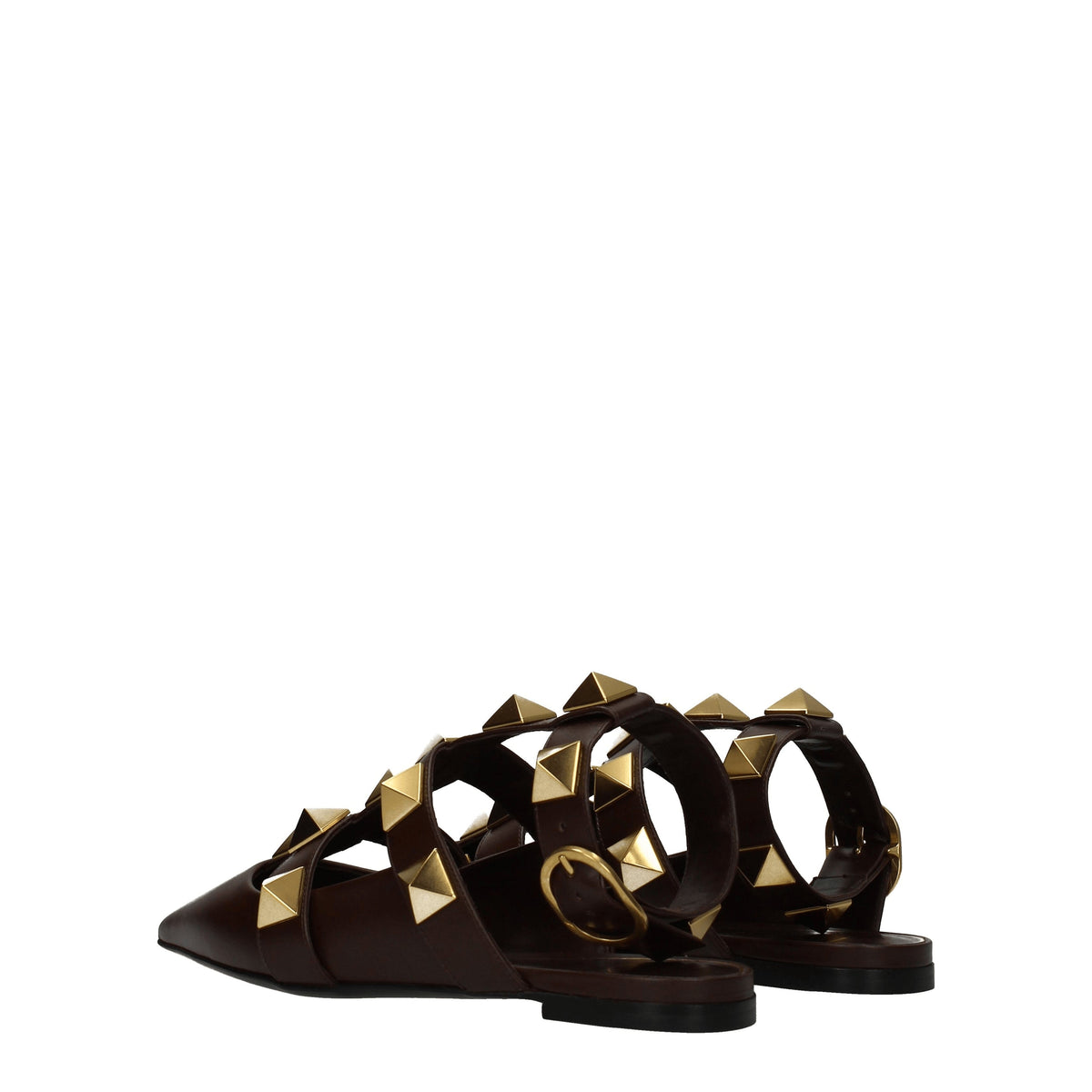 Valentino Garavani Women's Sandals Leather Chocolate