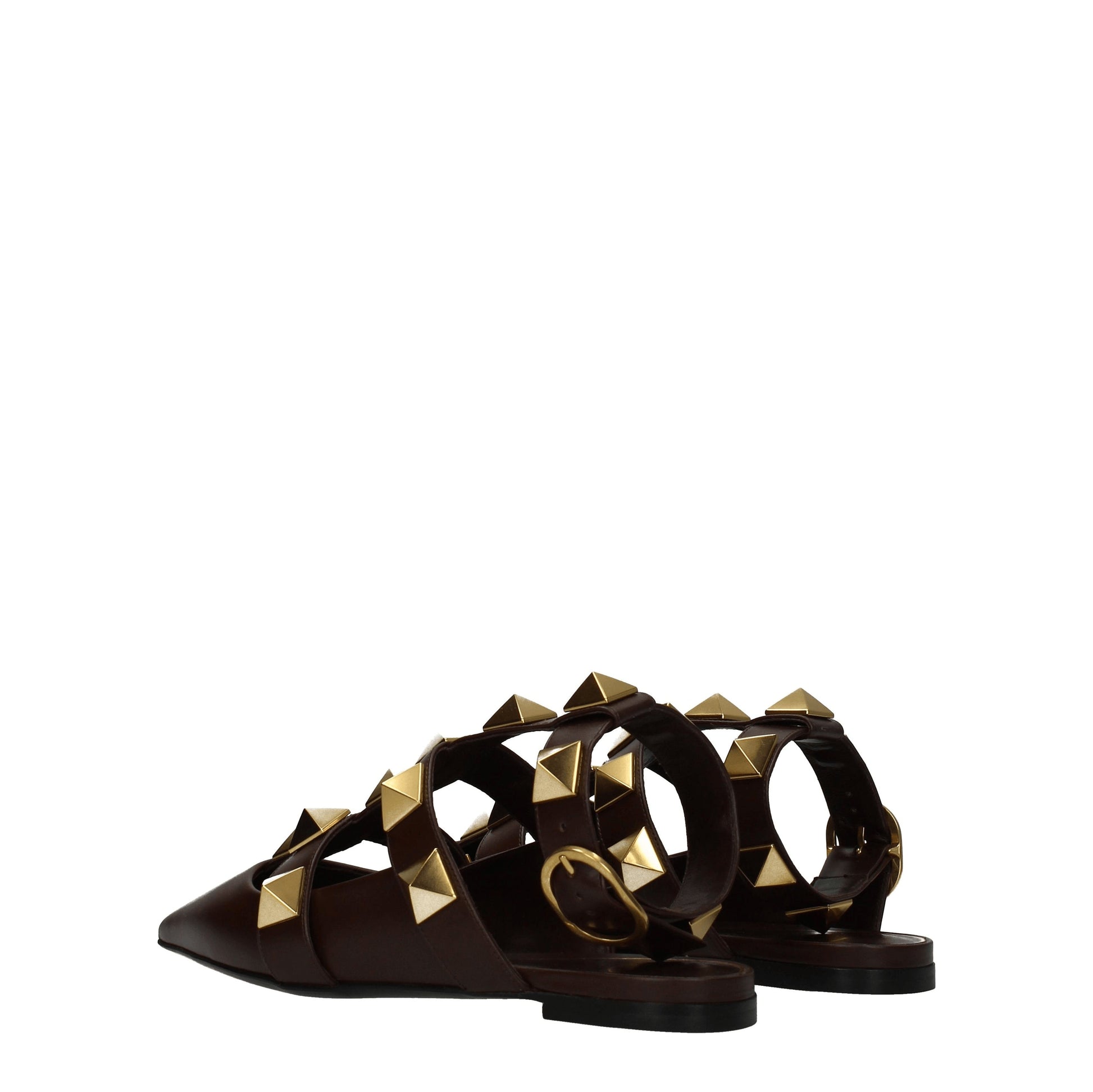 Valentino Garavani Women's Sandals Leather Chocolate