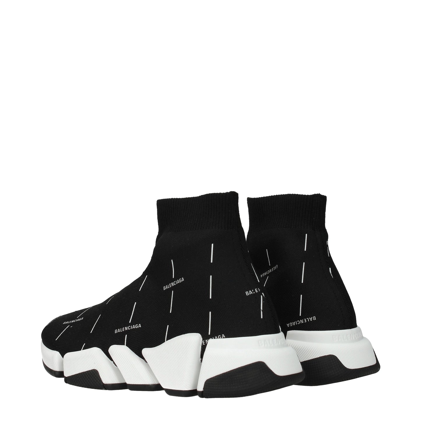 Balenciaga Women's Sneakers in Fabric  Black