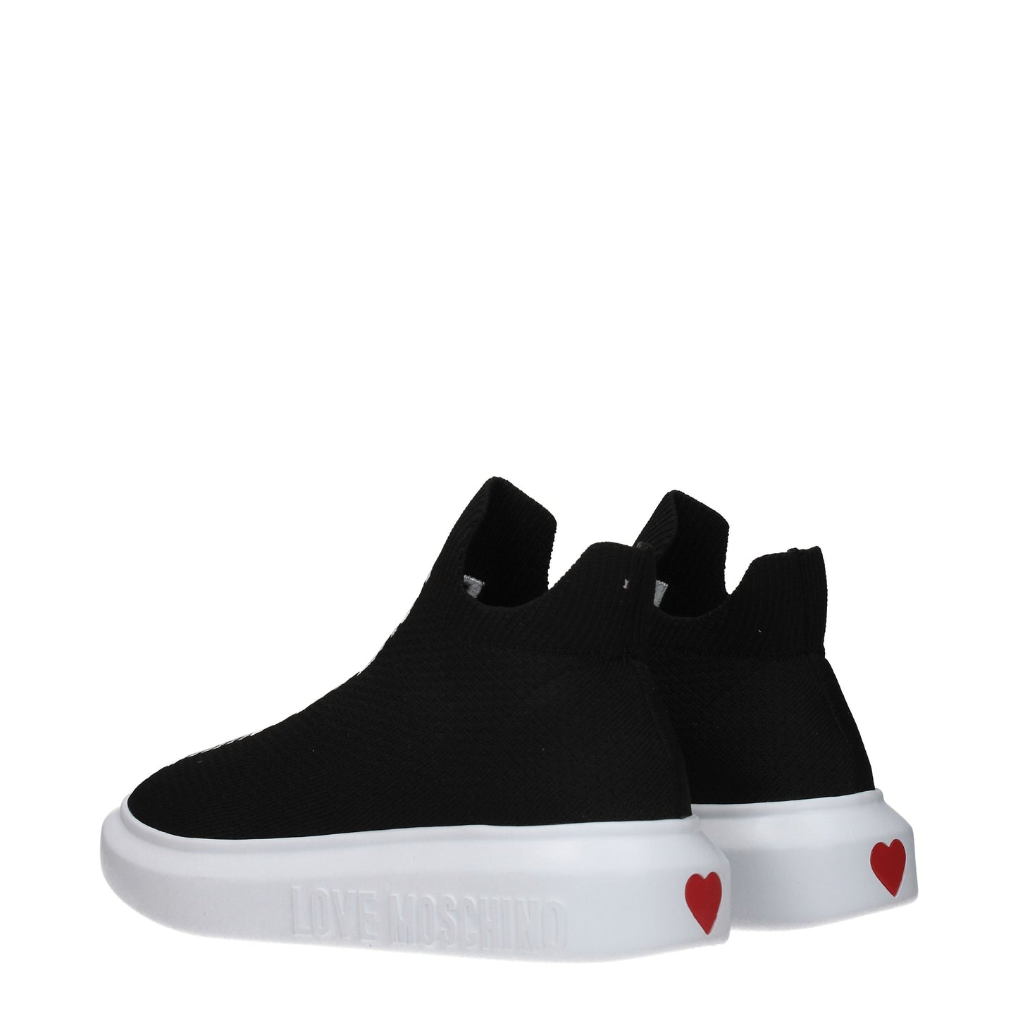 Love Moschino Women's Sneakers in Fabric  Black