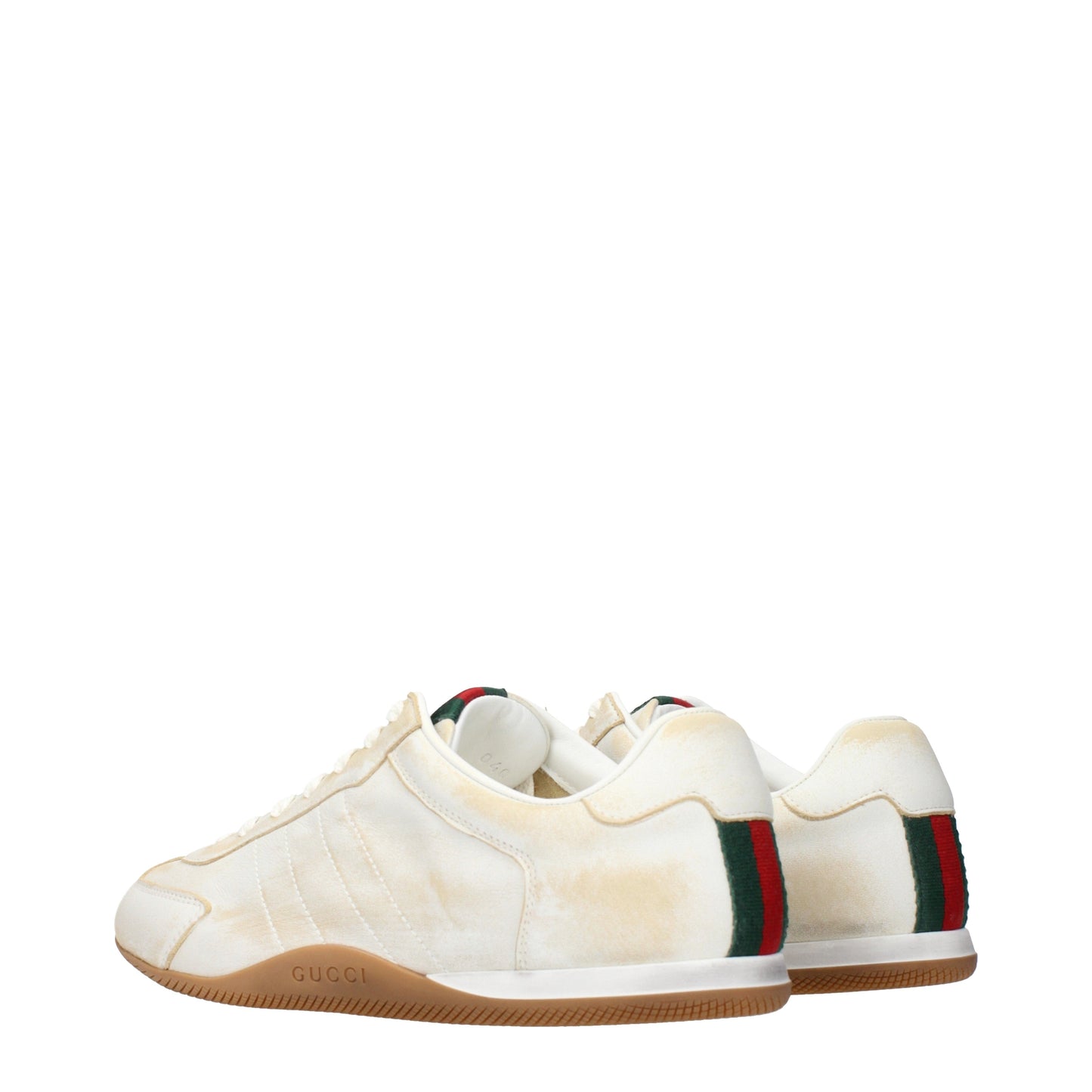Gucci Sneakers Women Leather Beige/Ivory