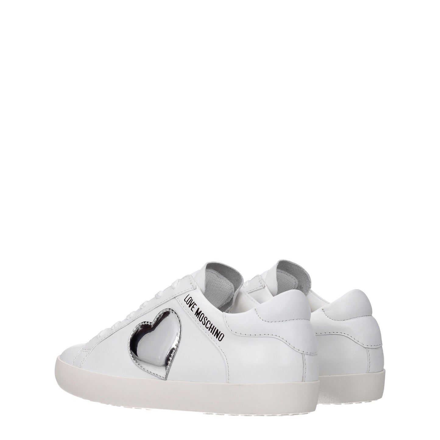 Love Moschino Women's Sneakers in Leather White